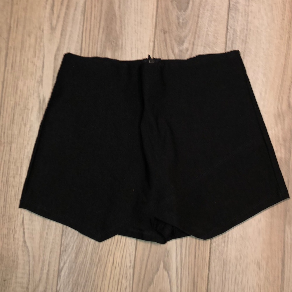 Black sexy skort